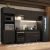 Armário De Cozinha Completa 330cm Preto Reims Madesa 01