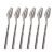 6 Garfos De Sobremesa Steel Wood Bambu Em Inox L’Hermitage