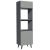 Torre Quente 60 Cm 2 Portas 2 Nichos Cinza Nice Madesa