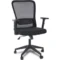 Cadeira De Escritório Flexy Glide Preta Em Tela Mesh, Base Giratória E Sistema Relax