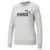 PUMA Moletom Essentials Logo Crew Neck Feminino – Cor Cinza – Tamanho M