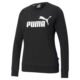 PUMA Moletom Essentials Logo Crew Neck Feminino – Cor Preto – Tamanho GG