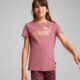 PUMA PUMA Camiseta Essentials+ Logo Juvenil – Cor Roxo