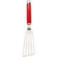 Espátula Perfurada Flexível 33Cm De Inox Vermelho Kitchenaid