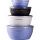 Conjunto De 4 Tigelas De Preparação 3 Cores Lavanda Preto E Branco Kitchenaid
