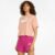 PUMA Camiseta Cropped Essentials Logo Feminina – Cor Rosa – Tamanho G