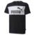 PUMA PUMA Camiseta Essentials Plus Color Block Juvenil – Cor Preto