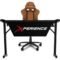 Kit Mesa Gamer + Cadeira Gamer Xperience Combat Terracota, Braço Ajustável E Sistema De Inclinação Avançado