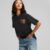 PUMA Camiseta Downtown Relaxed Graphic Feminina – Cor Preto – Tamanho G