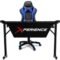 Kit Mesa Gamer + Cadeira Gamer Xperience Ultra Azul, Braço Ajustável E Sistema De Inclinação Avançado
