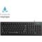 Teclado Rapoo Nk1800 Usb Com Fio Black