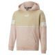 PUMA PUMA Moletom Com Capuz Power Colourblock Juvenil – Cor Bege