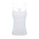 PUMA Regata Feminina Com Alças Ajustáveis – Cor Branco – Tamanho GG