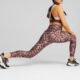 PUMA Legging Safari Glam High Waisted 7/8 Training Feminina – Cor Roxo – Tamanho PP