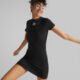 PUMA Vestido T-Shirt Dress Classics Ribbed Feminino – Cor Preto – Tamanho GG