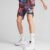 PUMA Shorts Fandom Printed Masculino – Cor Roxo – Tamanho EGG