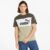 PUMA Camiseta Essentials+ Colour-Blocked Masculina – Cor Bege – Tamanho EGG